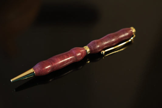 Purpleheart slimline pen